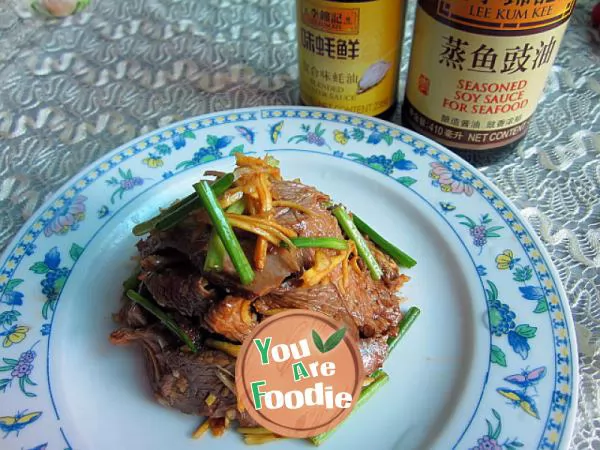 Beef in sauce