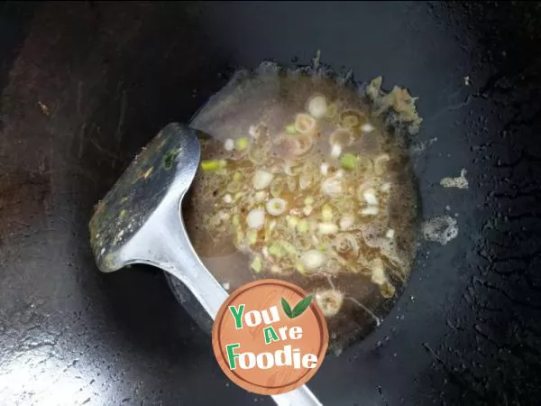 Sweet and sour poached egg