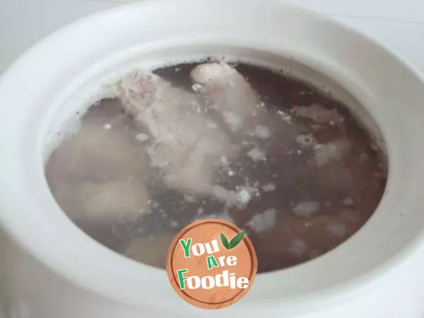 Awei mushroom bone soup