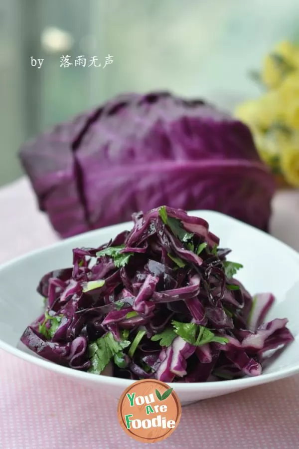 Mixed purple cabbage