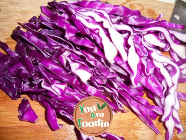 Mixed purple cabbage