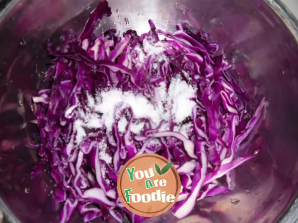 Mixed purple cabbage