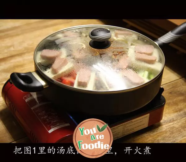 Simple Korean eight treasures Tofu Pot