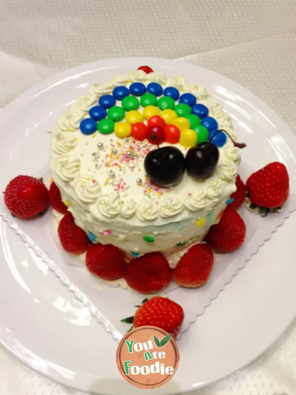 Surprise-in-winter----rainbow-cake