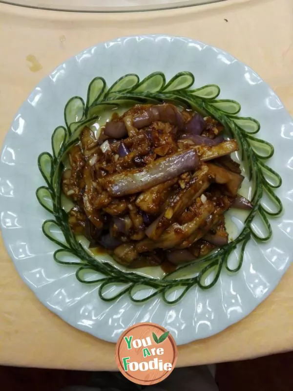 eggplant pickled in soy sauce