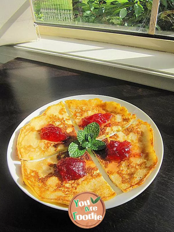 Milk-flavored-corn-pancake