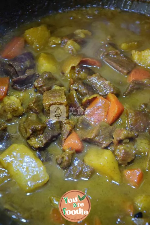 Warm this winter with curry [curry beef]