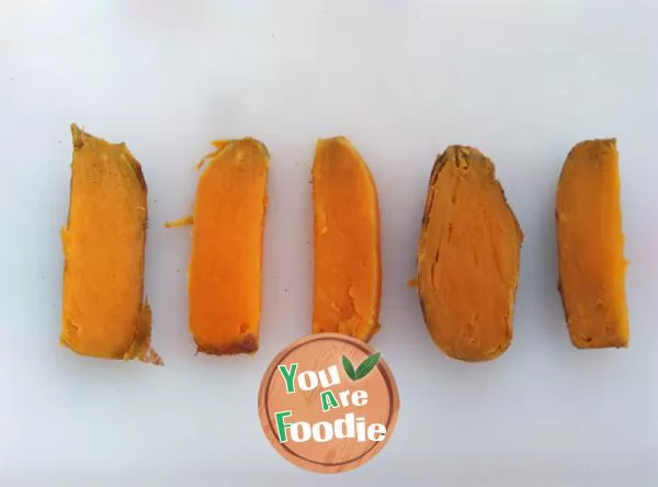 Self drying sweet potato