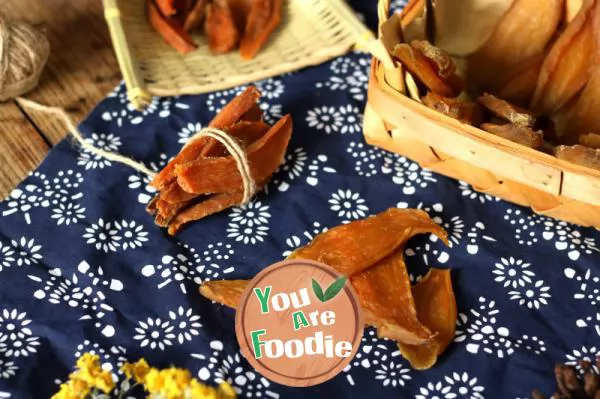 Self drying sweet potato