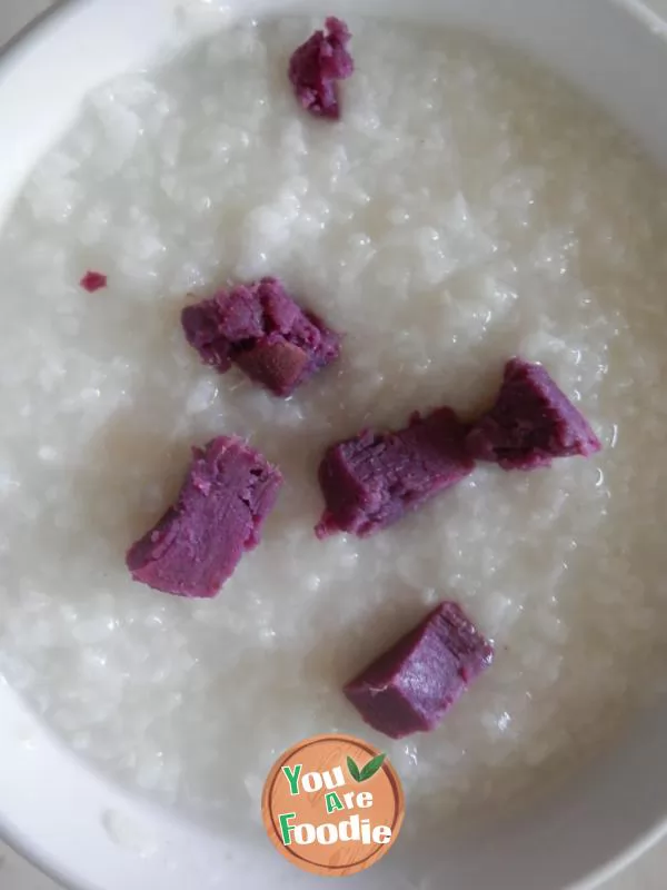 [Kaifeng] purple potato white rice porridge