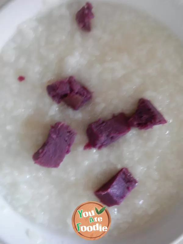 [Kaifeng] purple potato white rice porridge