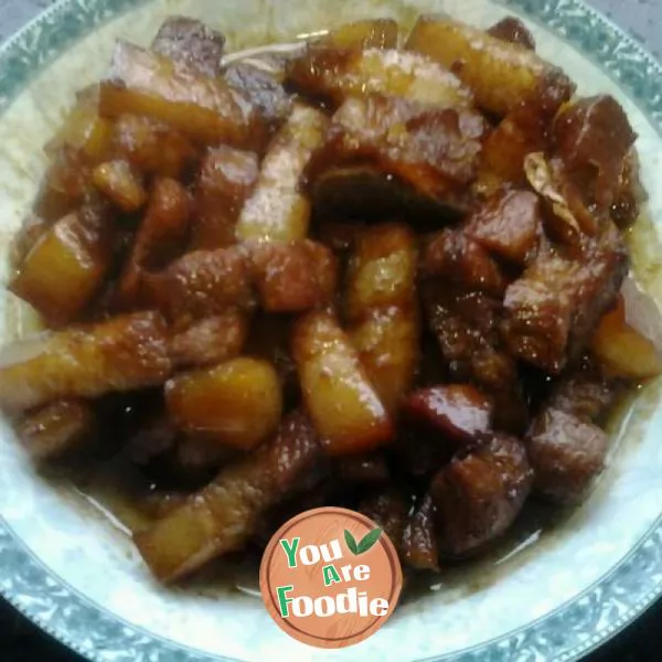 braised pork in brown sauce