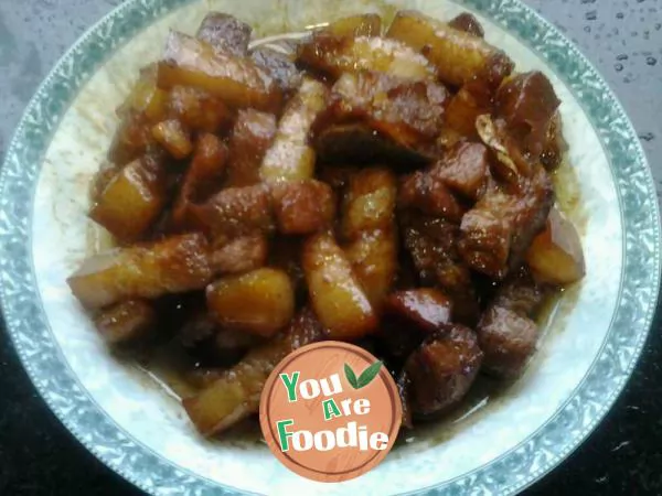 braised pork in brown sauce