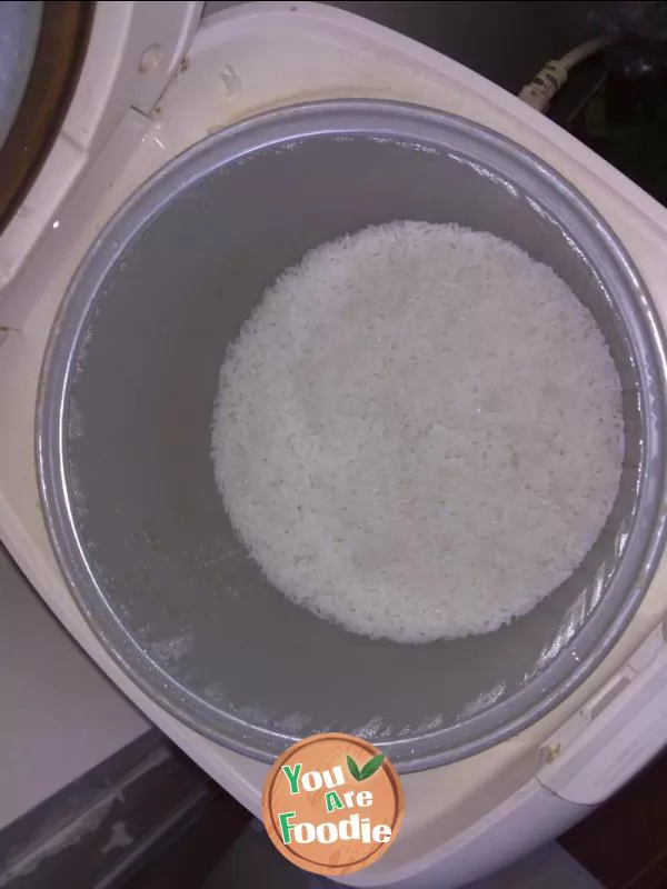 Mixed rice with pepper