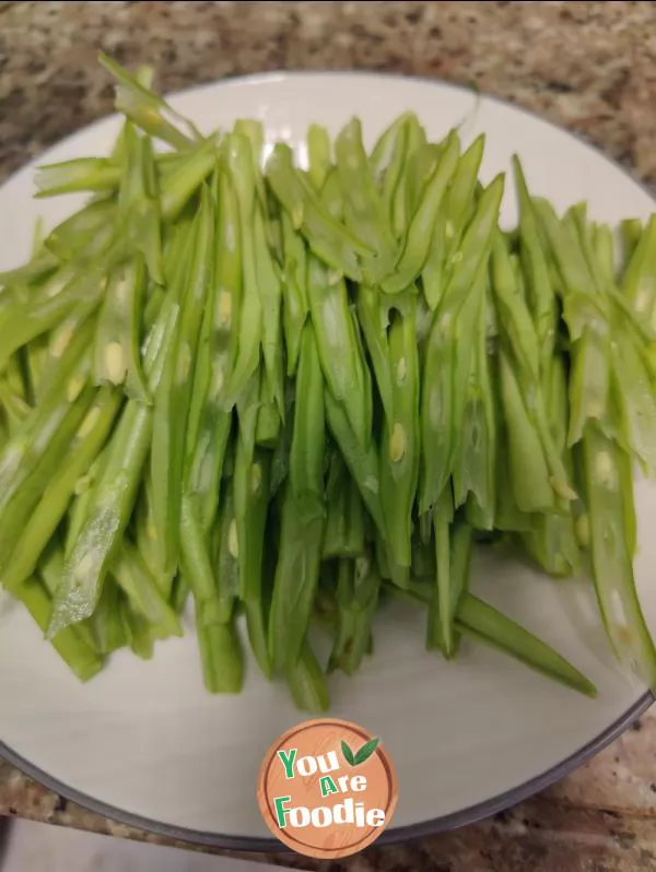 Sauteed Green Beans fry meat