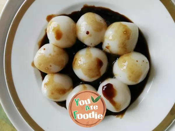 Brown sugar glutinous rice balls