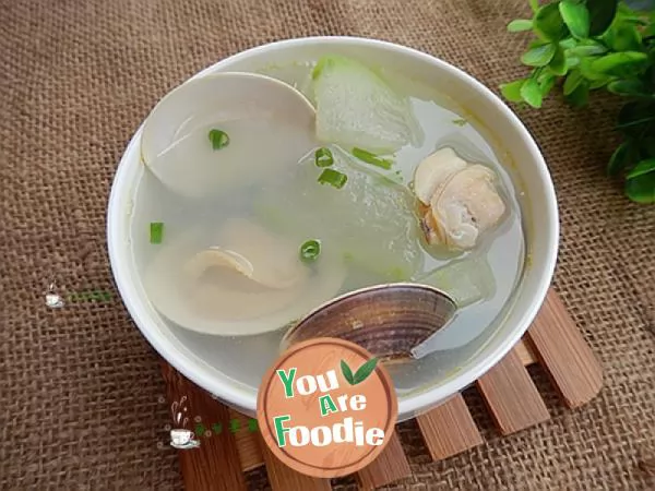 Clam-and-white-gourd-soup