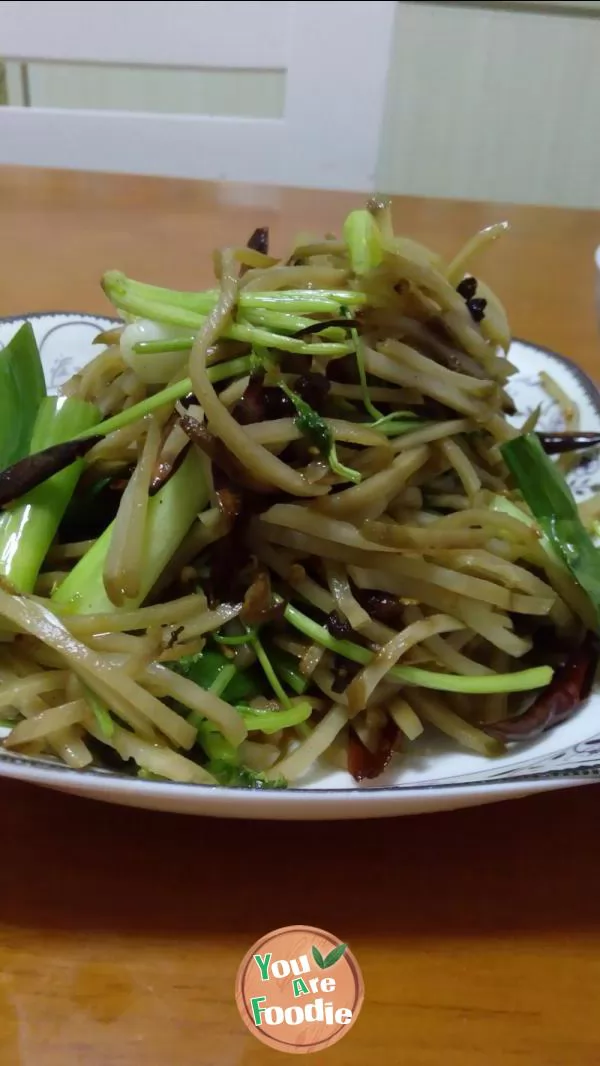 Fried-turnip-with-Scallion