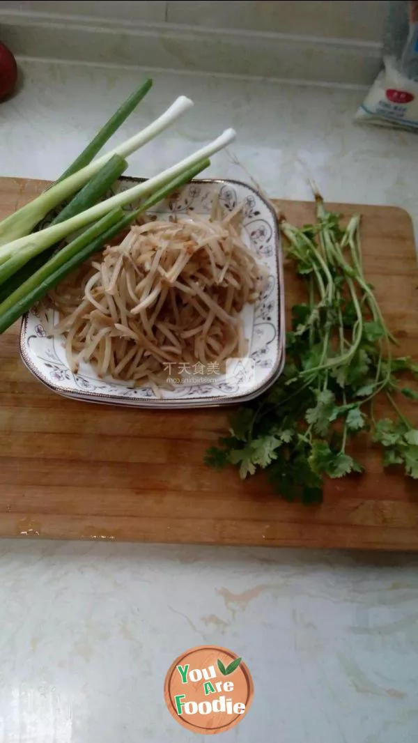 Fried turnip with Scallion