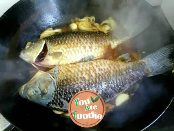 #Mother's taste \home cooked crucian carp