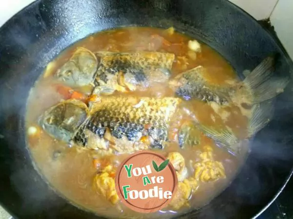 #Mother's taste \home cooked crucian carp