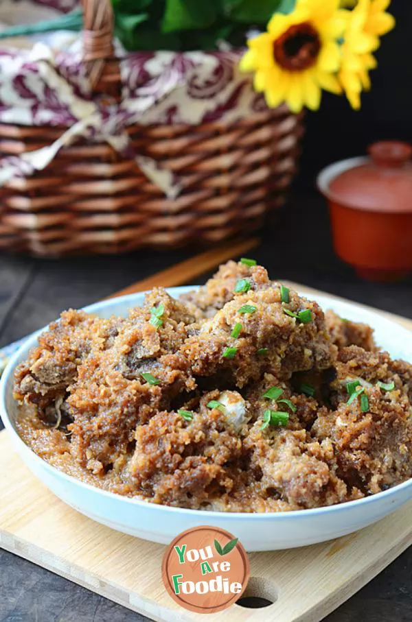 steamed spareribs with rice flour