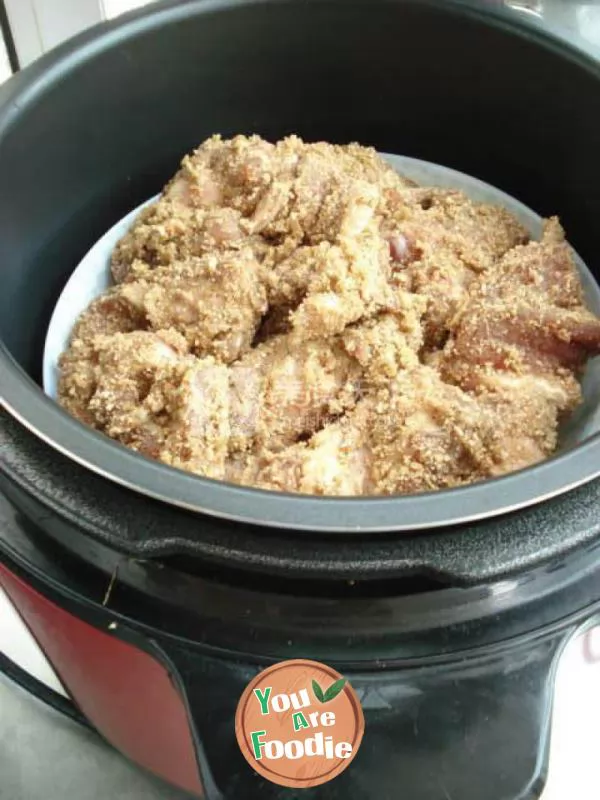 steamed spareribs with rice flour