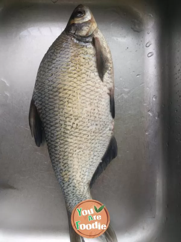 Steamed fish with peacock