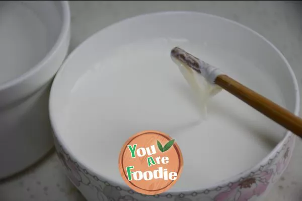 Mango and honey bean double skin milk