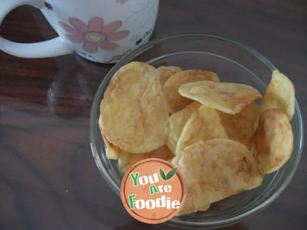 Microwave potato chips