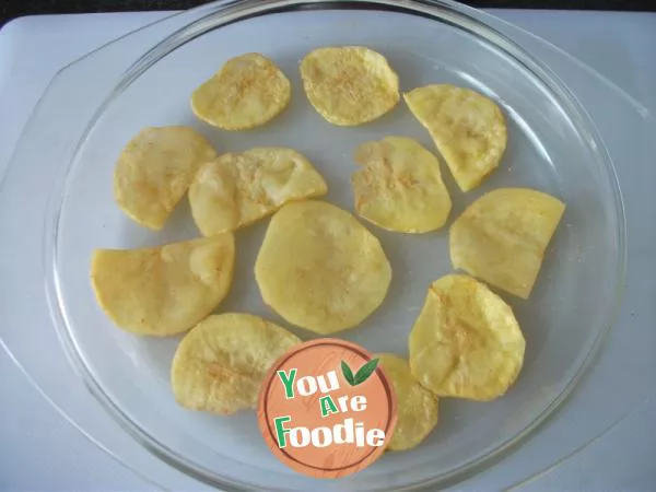 Microwave potato chips