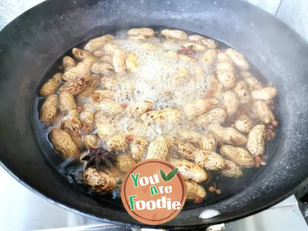 Boiled peanuts