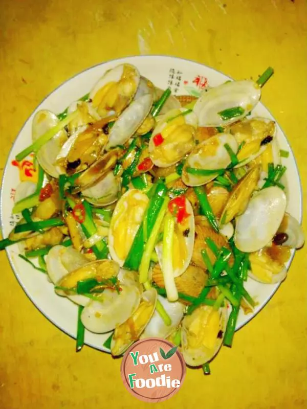 Stir fried scallop