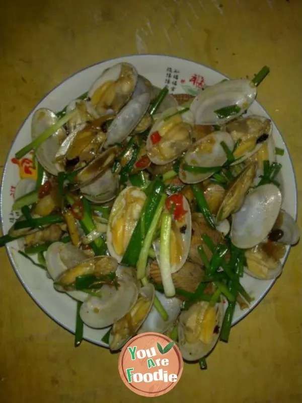 Stir fried scallop