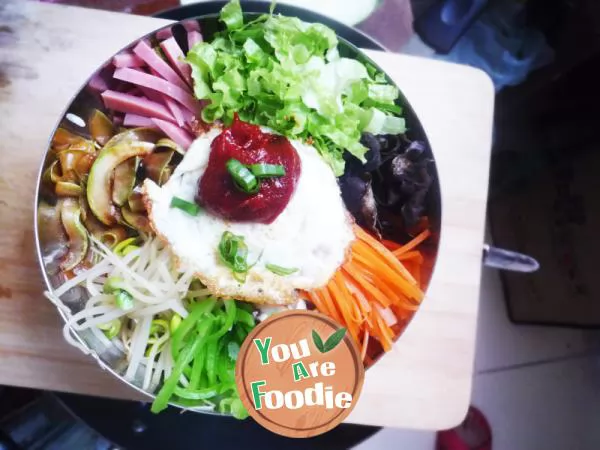 Korean bibimbap