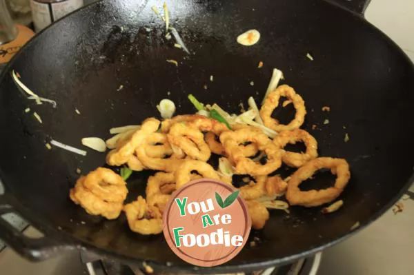 Crispy squid ring