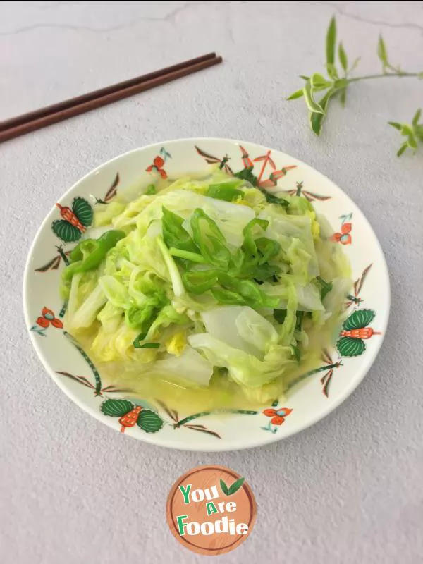 Stir-fried-cabbage-in-water