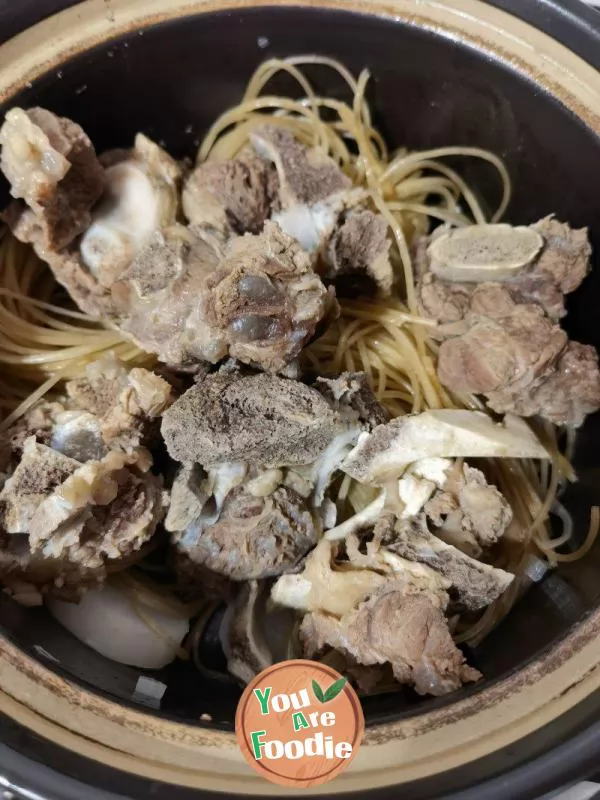 Korean Beef Rib Soup