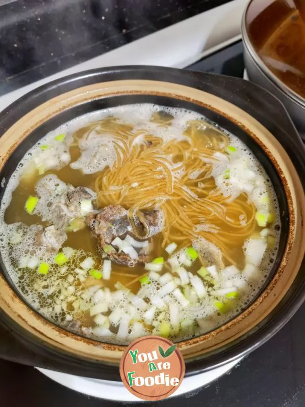 Korean Beef Rib Soup