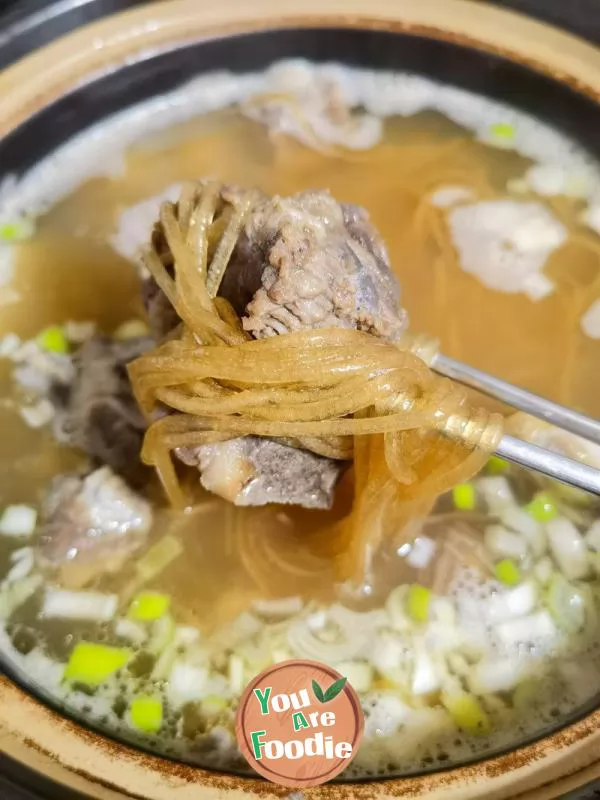 Korean Beef Rib Soup