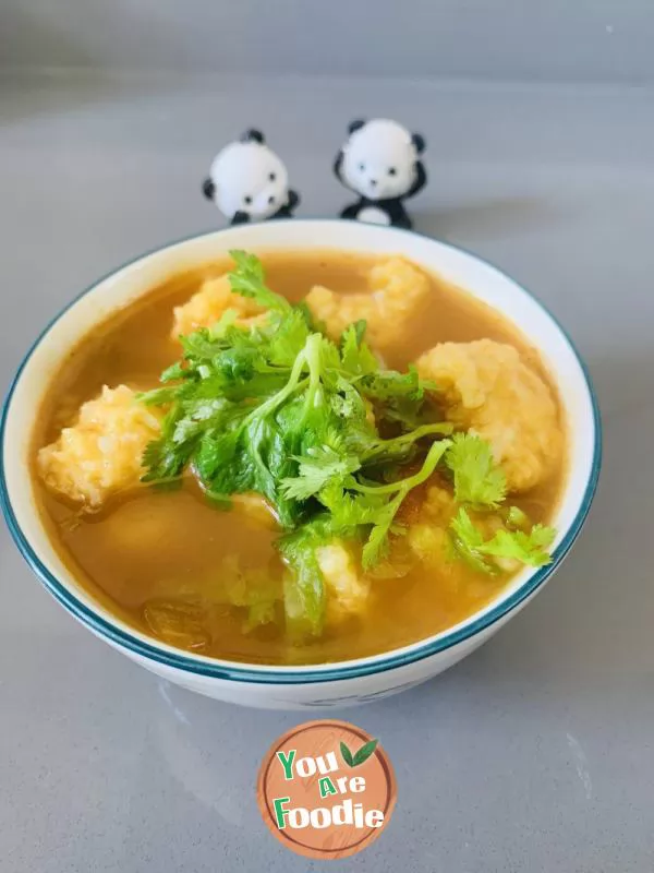 Vegetable Radish Ball Soup