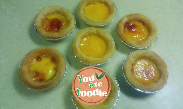 [microwave oven] egg tart