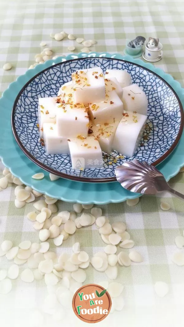 Osmanthus almond tofu