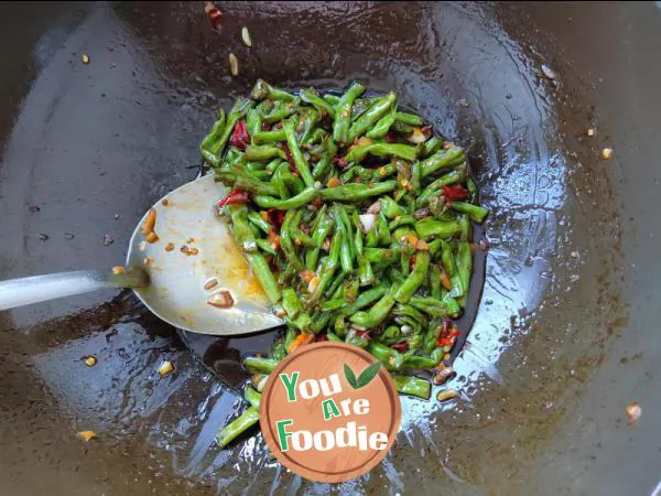 Stir fried beans