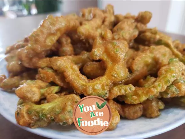 Fried bitter gourd