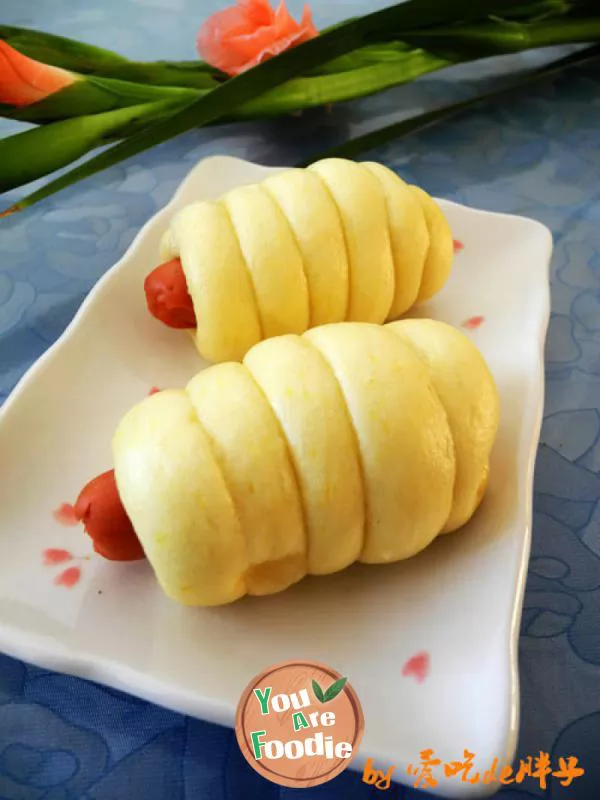 Pumpkin sausage rolls
