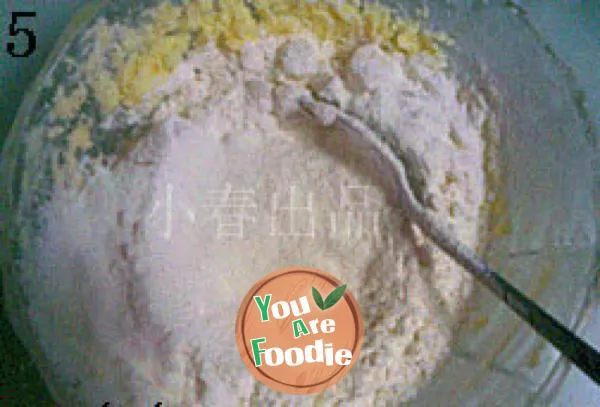 Two color biscuit