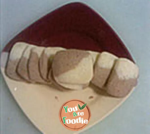 Two color biscuit