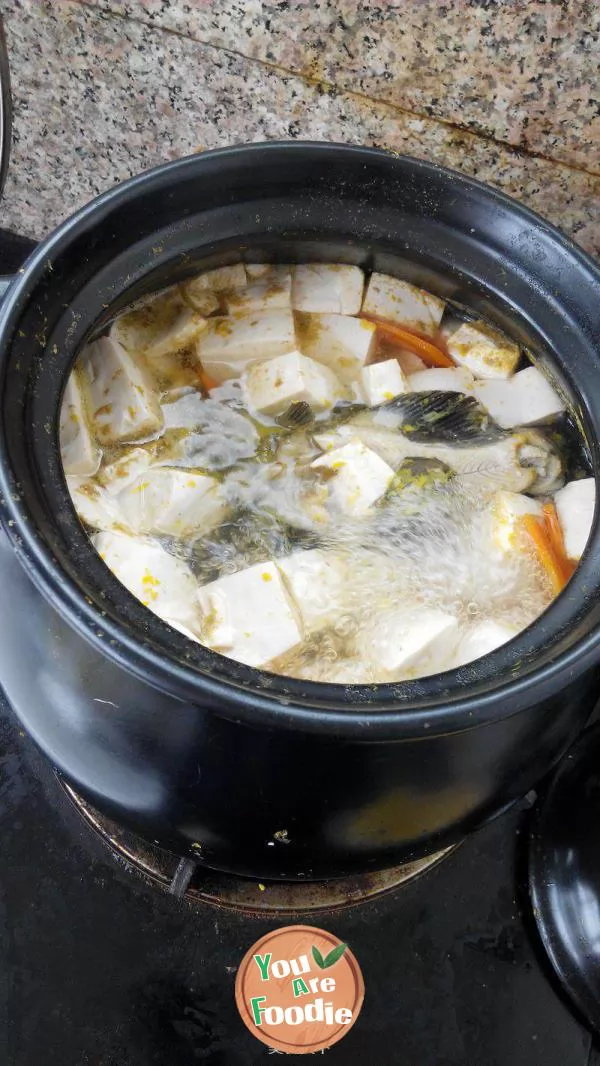 Nutritious meal for pregnant women - braised yellow turtle with Tofu