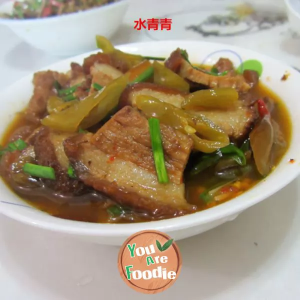 Braised-Dongpo-pork-with-sour-pepper